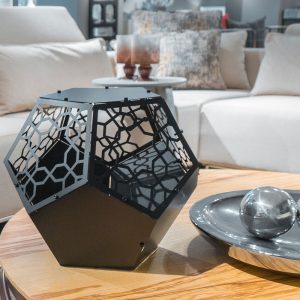 VARGA | 3D Metal Sade Geometrik Mumluk & Kahve Masası