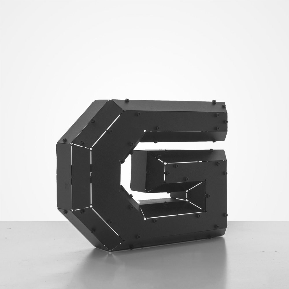 HARF SERİSİ | 3D Geometrik Harf Masa & Duvar Dekoru - Görsel 2