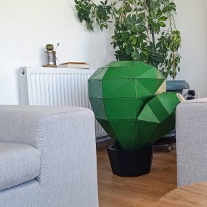 KAKTUS I | 3D Metal Geometrik Kaktüs Modeli