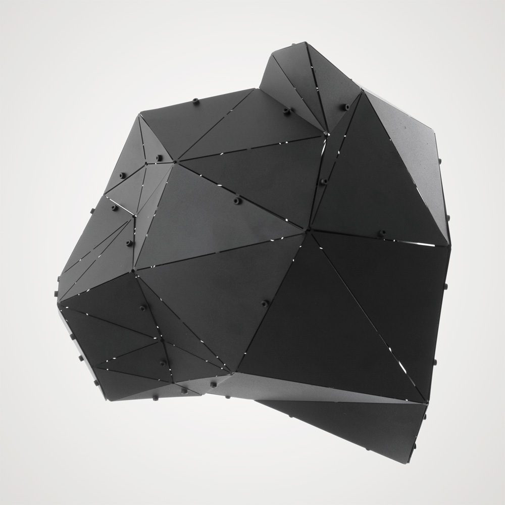 PANTER | 3D Geometrik Metal Panter Kafası Duvar Dekoru - Görsel 2