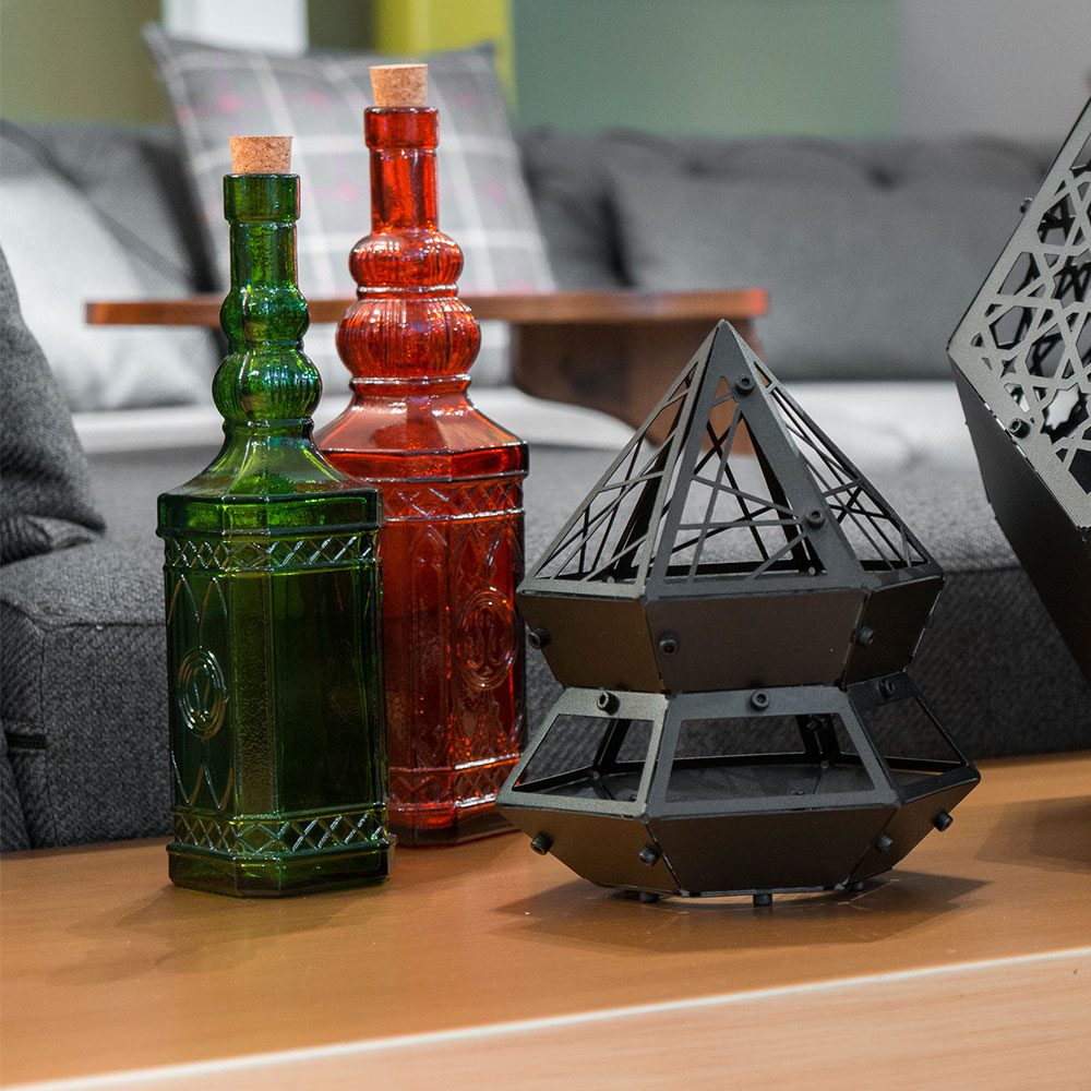 PINE | 3D Metal Küçük Çam Şekilli Mumluk - Görsel 4