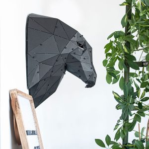 AGILLO V2 | 3D Geometrik Metal Kartal Kafası Duvar Dekoru