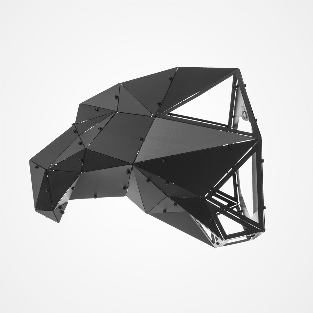 AGILLO | 3D Geometrik Metal Kartal Kafası Duvar Dekoru - Görsel 4