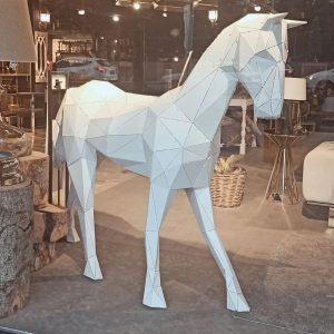 ARDEN | 3D Metal Geometrik At Heykeli