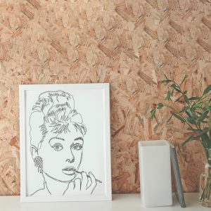 AUDREY HEPBURN | Tek Çizgi Poster Serisi