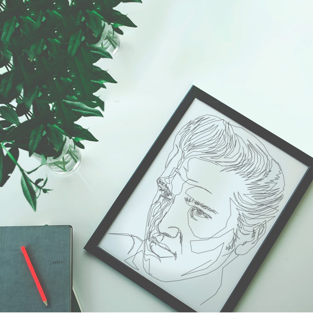 ELVIS PRESLEY | Tek Çizgi Poster Serisi