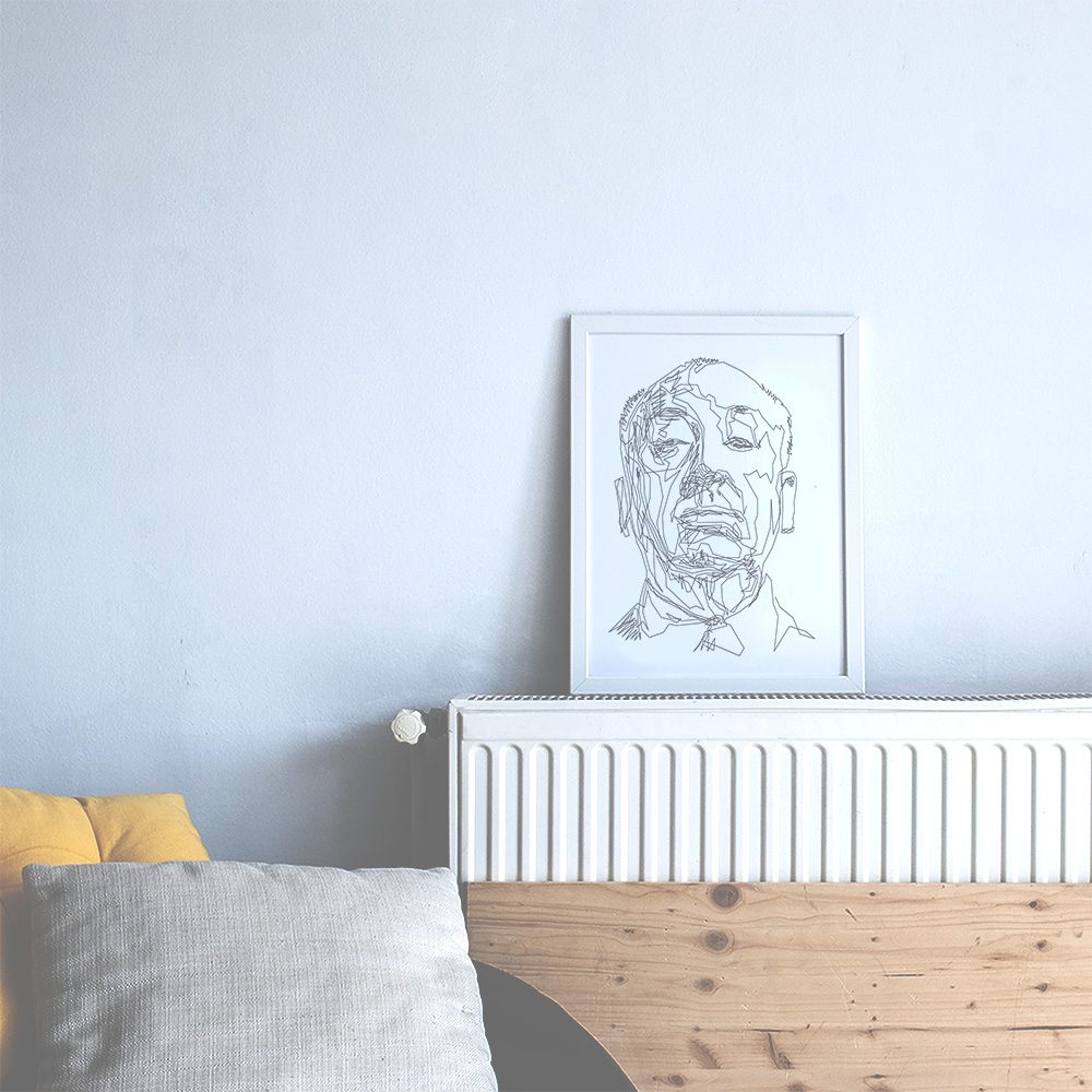 ALFRED HITCHCOCK | Tek Çizgi Poster Serisi - Görsel 3