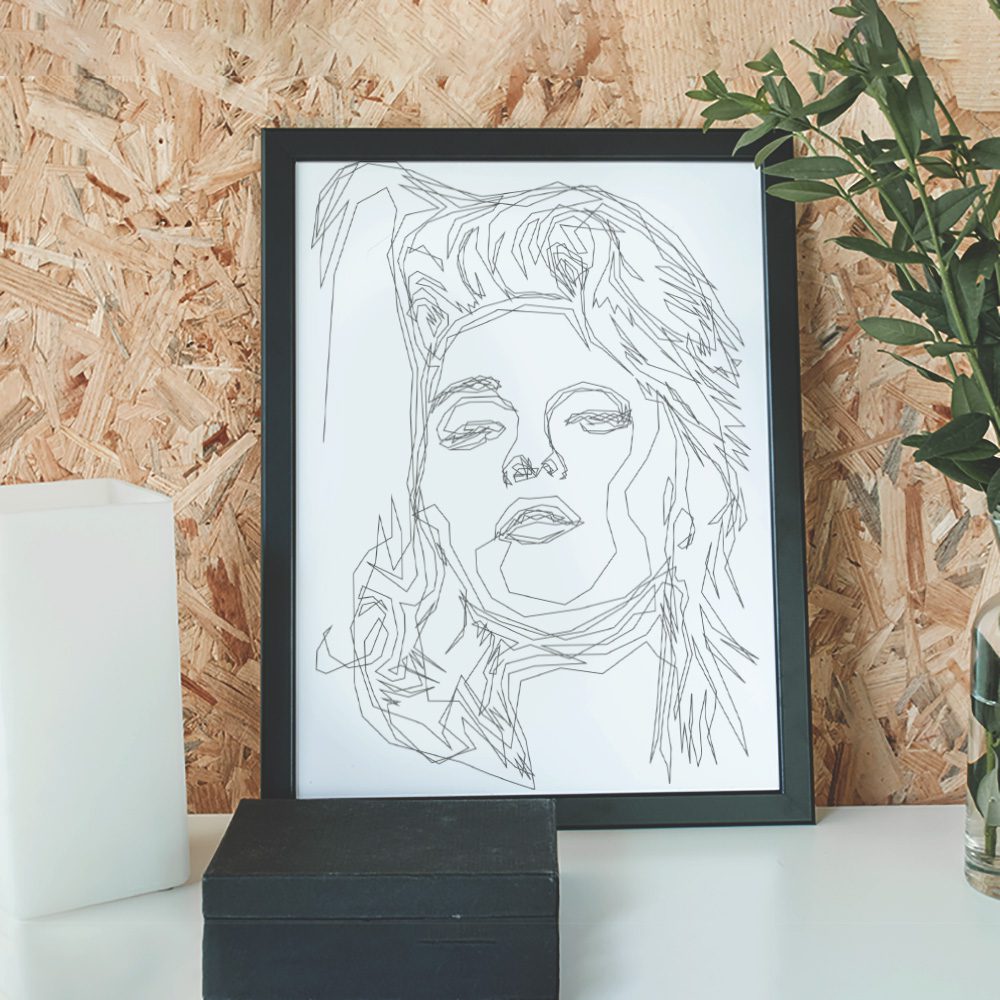 MADONNA | Tek Çizgi Poster Serisi - Görsel 2
