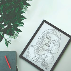 MARILYN MONROE | Tek Çizgi Poster Serisi