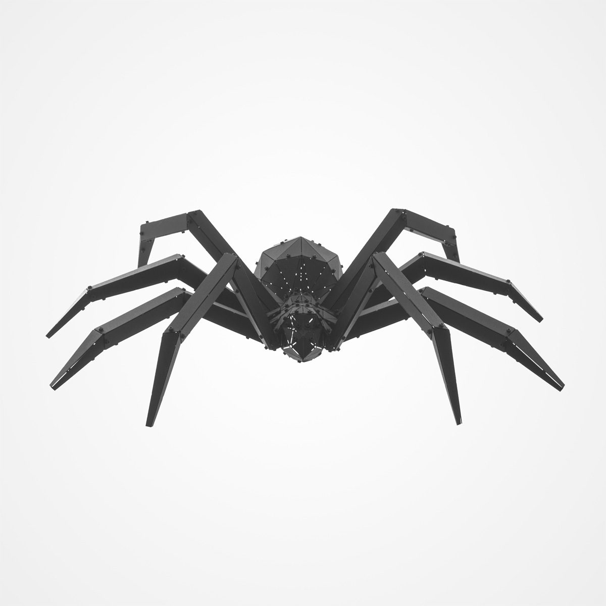 VENOM | 3D Metal Geometrik Örümcek Duvar & Yer Dekoru - Görsel 2