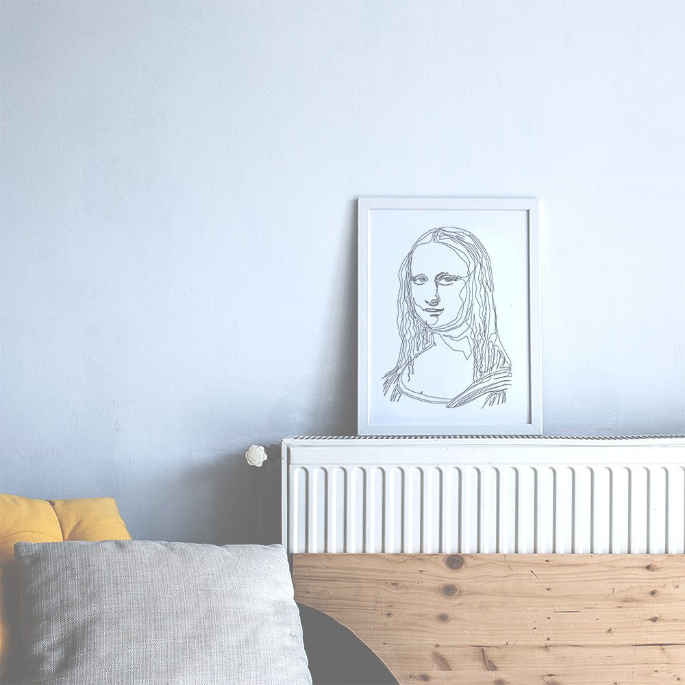 MONA LISA | Tek Çizgi Poster Serisi