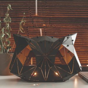 OWL | 3D Geometrik Metal Baykuş Kafası