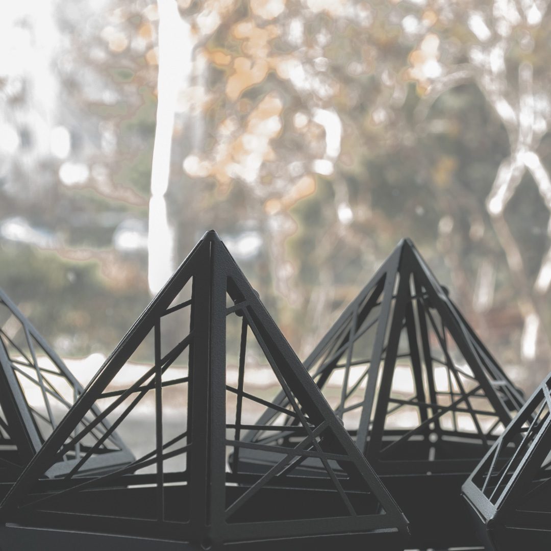 PINE | 3D Metal Küçük Çam Şekilli Mumluk - Görsel 3
