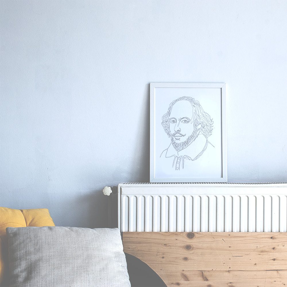 WILLIAM SHAKESPEARE | Tek Çizgi Poster Serisi - Görsel 2