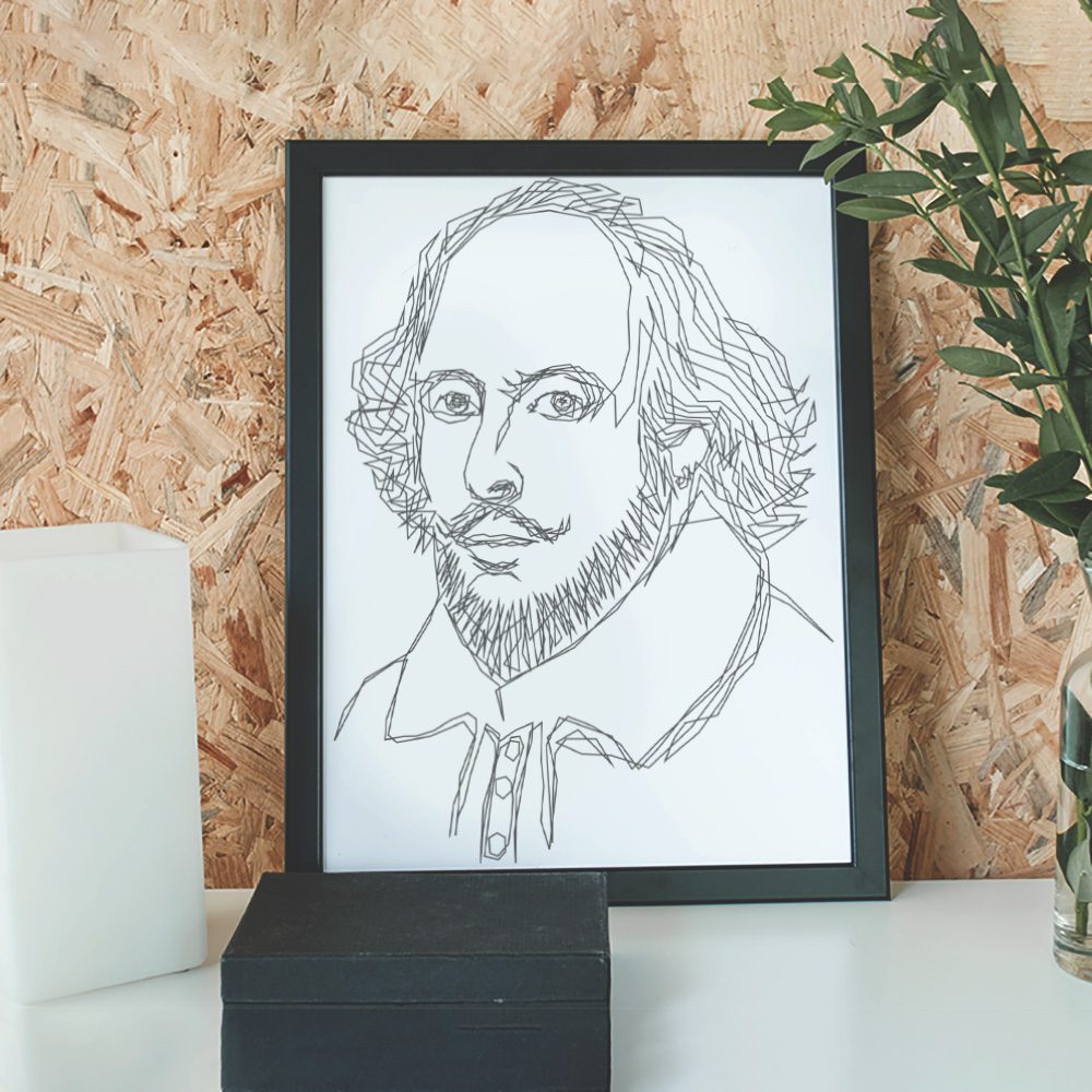 WILLIAM SHAKESPEARE | Tek Çizgi Poster Serisi - Görsel 4