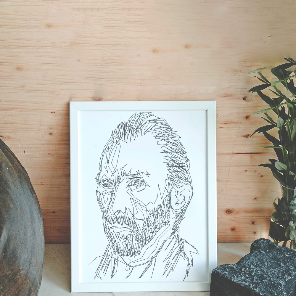 VAN GOGH | Tek Çizgi Poster Serisi - Görsel 2