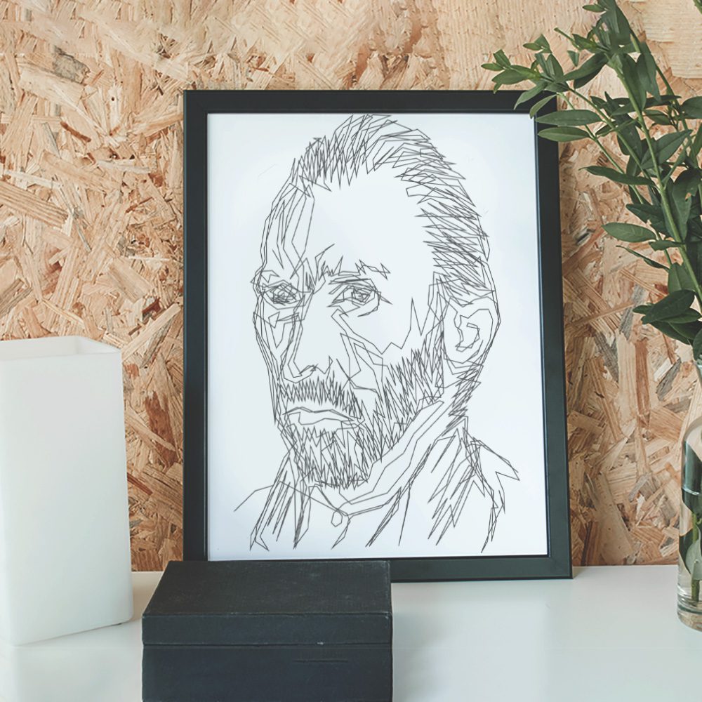VAN GOGH | Tek Çizgi Poster Serisi - Görsel 3