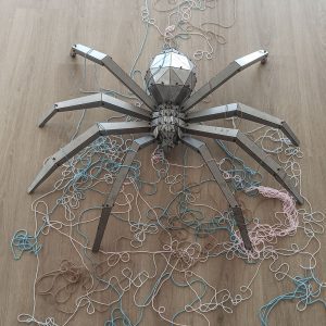 VENOM | 3D Metal Geometrik Örümcek Duvar & Yer Dekoru